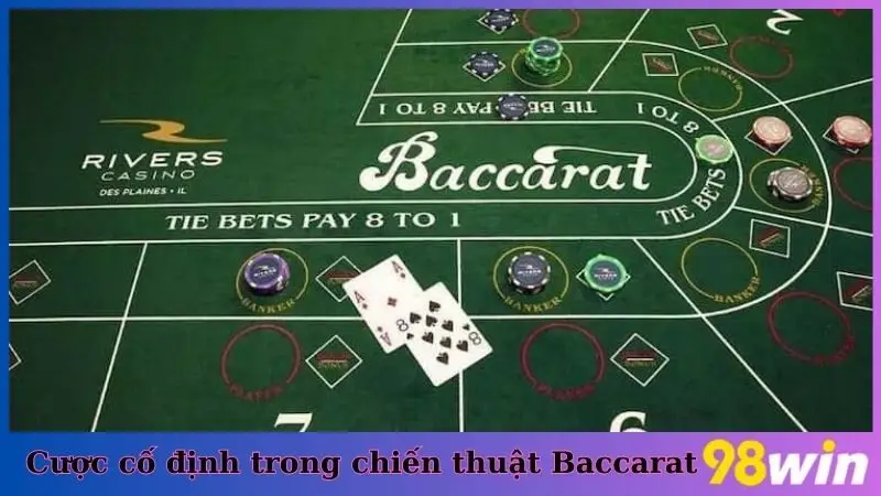 Cược cố định trong chiến thuật Baccarat