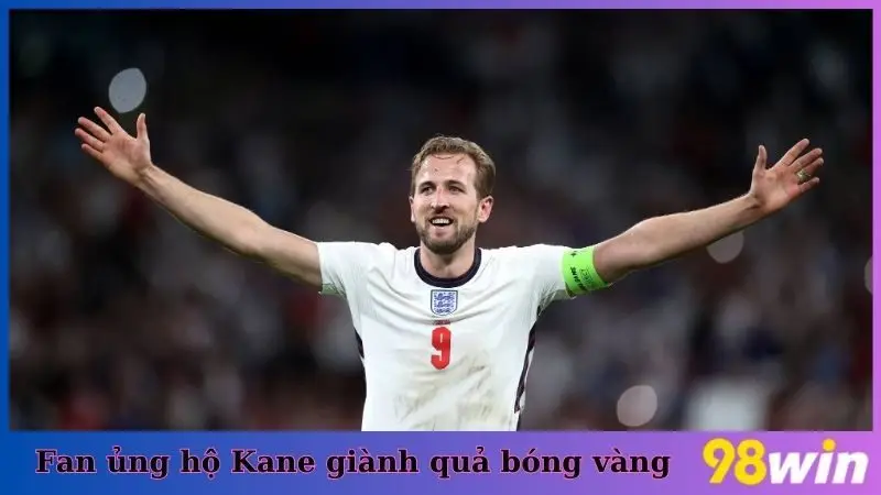 Nhiều người hâm mộ đang ủng hộ Harry Kane giành cúp quả bóng vàng